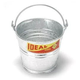 Ideal Cubeta Americana De Lamina Galvanizada No. 16 De 14 Litros Color Gris