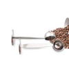 JINYONGXING 2 in 1 Stainless Steel Coffee Scoop Tamping Dual-Purpose