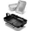 7515 Drip Pan Holder & 20 Liners for Weber Spirit