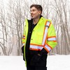JORESTECH Parka Jacket style Hi Vis with contrast reflective tape