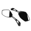 2PCS Motorcycle Rearview Mirror Clear Vision Wide Angle Shockproof Handlebar