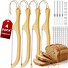 4 Pack Bread Slicer with 8 Replacement Serrated Blades for