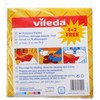 Vileda All-Purpose Cloth 4+2Pcs, Powerful Cleaning, Water-Absorbent, Durable - Yellow