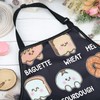 G2TUP Bread Lover Gift Cute Bread Design Apron With Pockets