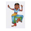 'Girl Dancing' Temporary Tattoo - Water Resistant, Skin-Safe, Non-Toxic Transfer