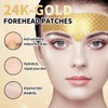 SE/24K/Gold/Forehead/PCS/Collagen/Facial/Line/Mask/Pad/T-Zone