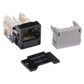 Systimax MGS400-003 GigaSPEEDÂ XL MGS400 Series Category 6 U/UTP Information Outlet, Black