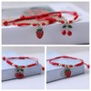 POYAMUSE Lovely Cherry and Strawberry Strand Bracelet Set - Sweet