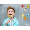 Happy Easter Variety Pack Lollipops Suckers, Colorful Easter Eggs, Yellow