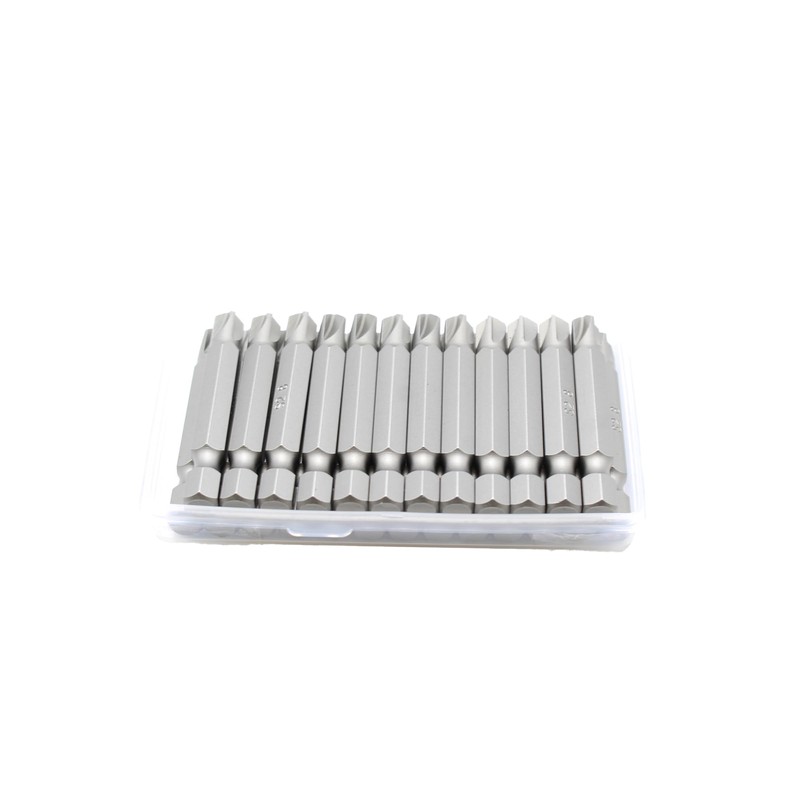 TEMO 25 pc Torq-Set #8 2 Inch Impact Ready Screwdriver