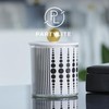 PartyLite White Clove Monochrome Jar Candle – Modern Black &