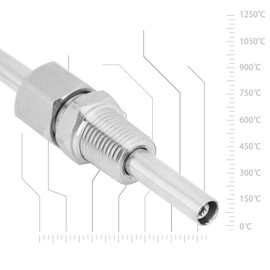 K-Type Open Thermocouple, EGT Thermocouple K Type for Exhaust Gas Temp Probe with Exposed Tip & Connector for K-Type Probe Thermocouple Sensor & Meter in Temperature