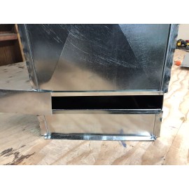 tinman 14.5 X 25 X 30 W/Filter Rack Return Air Duct Plenum-26 Gauge, HVAC Duct Work