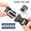 MECCANIXITY Quick Side Release Buckles 32mm / 1-1/4" Dual Adjustable