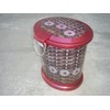 Decorative 6.5 L Oval Plastic Step Trash Can 12" Tall,
