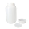 Sanbo PE Wide Mouth Bottle, White, 2 L