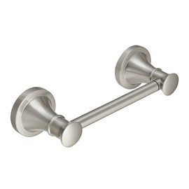RUMOSE Toilet Paper Roll Holder Bathroom Flexible Pivoting Tissue Handle on Wall Mounted Brushed Nickel Rustproof Toilet Tissue Roll Holder,Stainless Steel