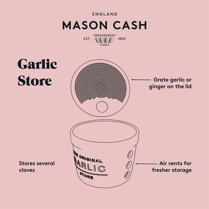 Mason Cash Innovative Kitchen Garlic Store and Grater