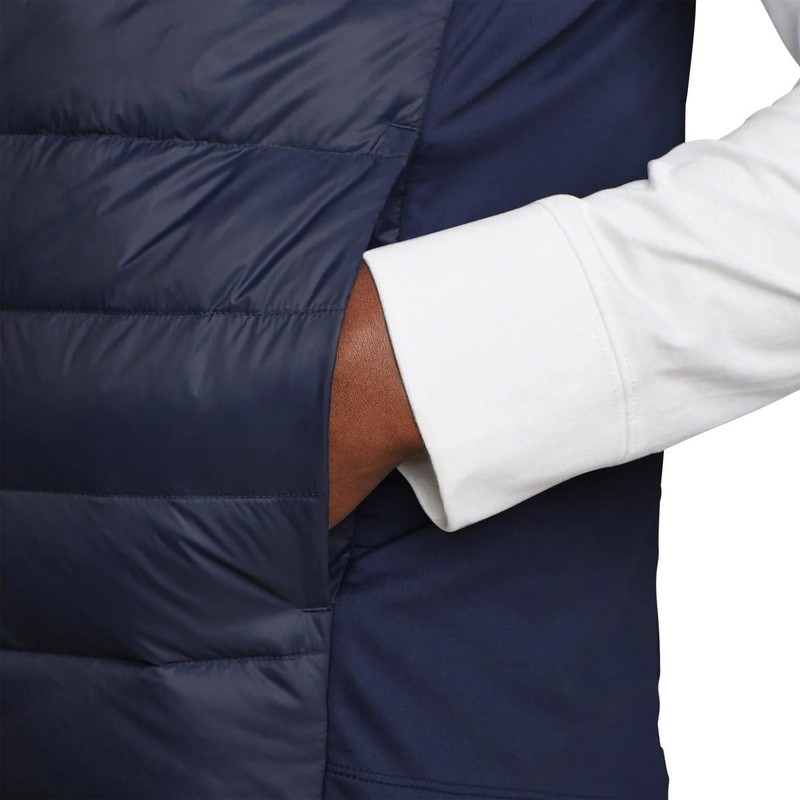 Eddie Bauer Men's Down Puffer Vest (Blue, Large)