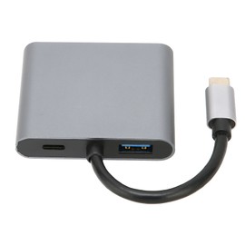 Type C Adapter 5Gbps Transmission Anti Interference Multiport Aluminum Alloy 4K Type C Switcher