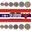 Set of 10 Collectible Coins from South and North America,
