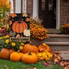 Fall Pumpkin Garden Flag 12x18 Inch, Double Sided Thanksgiving Yard
