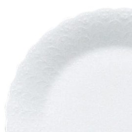 Narumi 9968-1527 Silky White, 6.7 inches (17 cm) Pan Plate, Bone China