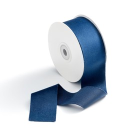 CHUQING Velvet Gift Ribbon Blue Ribbons Wide Navy Blue Ribbon 1.5 inch x 10 Yards for Sewing Velvet Bow Decorative Ribbons