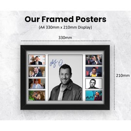 Adam Sandler Signed Poster Print - Limited Edition Autograph Fan Gift - Collectible Memorabilia Merchandise for Fans of the Iconic American Actor and Comedian (Unframed A3 (30x40cm))