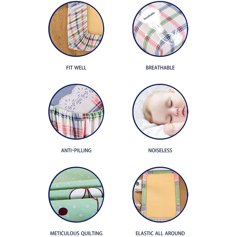 Feelyou Panda Sheet Set Queen Size Kids Cute Animal Bamboo