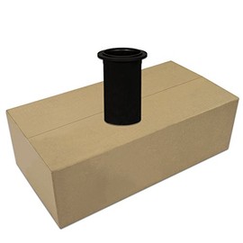 Goldwood Sound, Inc. Monitor Subwoofer Part, Speaker Cabinet Port Tubes with Screens 2.75" Diameter Bass Ports 100 Piece Pack (PT-306/S-100)