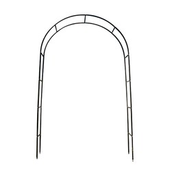 Garden Arch Trellis for Climbing Plants Outdoor Metal Trellis Wedding Arch Frame Assemble Freely 2 Sizes for Roses Vines Bridal Party Decoration, Brone Thickened 16mm