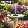 Biling 5.5W Solar Fountain Pump for Bird Bath, DIY Solar