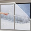 Removable Velcro Vinyl Draft Blocker (110x120) for Cold Weather Draft-Proof Vinyl (110x120)