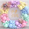 100pcs Pastel Balloon Garland Kit – Pastel Rainbow Balloon Arch – Small and Large Pastel Balloons for Pastel Birthday Decorations – Unicorn, Spring, Macaron, Easter, Donut & Ice Cream Party Balloons