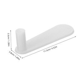 Hohopeti 4pcs Bed Net Rod Foot Presser Brackets Practical Nonskid Bed Netting Support for and Easy to Use Poles Presser Feet with Base