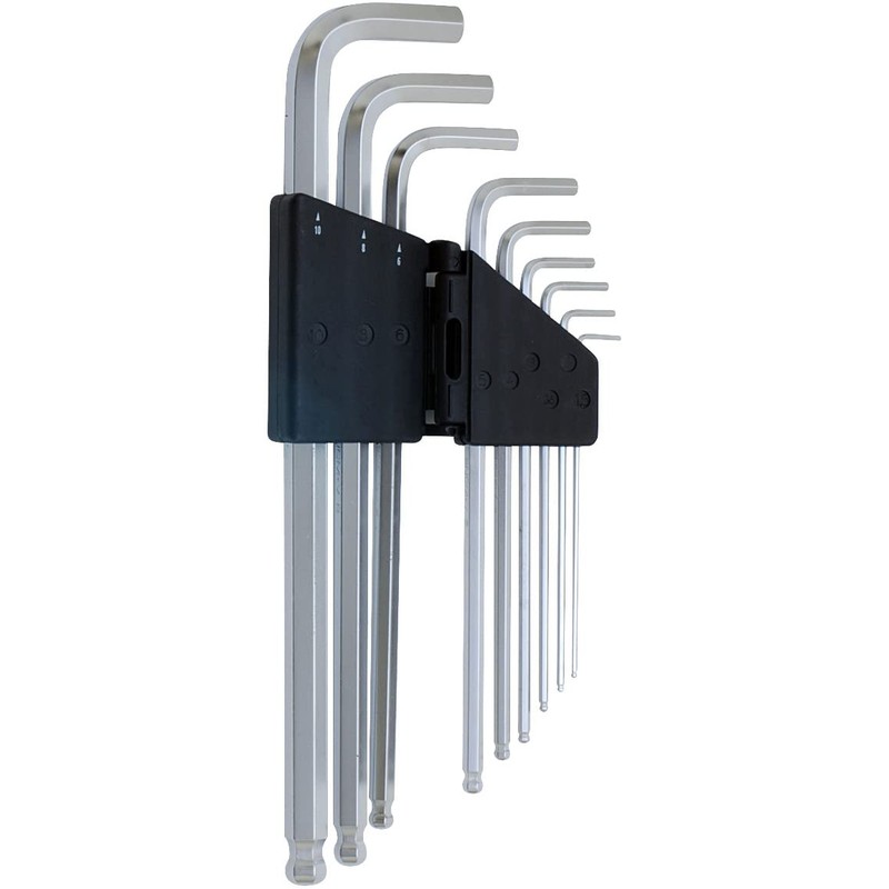 SK11 SLBW09EL Ball Point Hex Wrench Set, 9 Pieces, Tilt