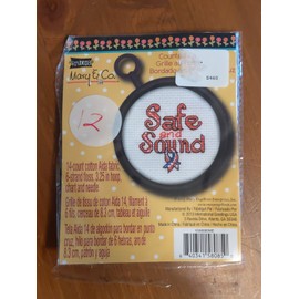 Mary Engelbreit Studio 8 Mary & Co Counted Cross Stitch Kit 2013 Engelbreit 3.25" Hoop Frame