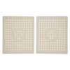 Alvinlite Sink Liner, Square Rubber Sink Mat, Protects Sink, 2