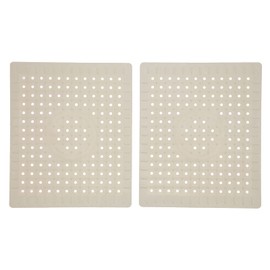 Alvinlite Sink Liner, Square Rubber Sink Mat, Protects Sink, 2 Pieces Sink Mat for Sink, 25 x 30 cm