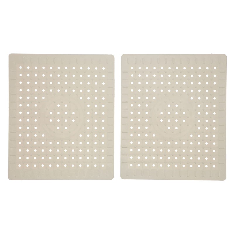 Alvinlite Sink Liner, Square Rubber Sink Mat, Protects Sink, 2