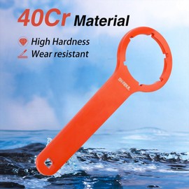 EVRBUL Fuel Filter Water Separator Water Collection Bowl Wrench Installation & Removal Tool Compatible with S3227 S3213 Water Separator for Marine Outboard Motor