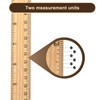 Zonon 100 Pcs Wooden Ruler Bulk Wood Measuring Ruler Office