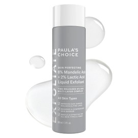 Paula’s Choice 6% Mandelic Acid + 2% Lactic Acid Exfoliant, Gentle Daily AHA Exfoliation for Discoloration, Bumpy Texture & Radiance, for Sensitive Skin, Fragrance-Free