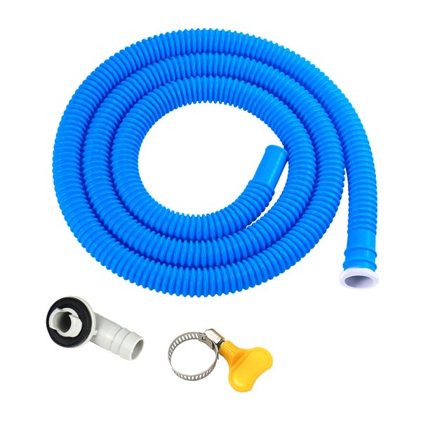 Daisypower Air Conditioner Drain Hose Connector Elbow Fitting,with 5.2ft AC