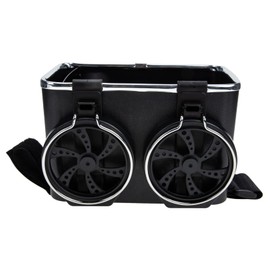 ULTECHNOVO Car Storage Box Organizer with Cup Holder Multi-Functional Center Console Storage for Cars Capacity Stylish Design Easy to Clean Space-Saving Partition for Gear Shift Control