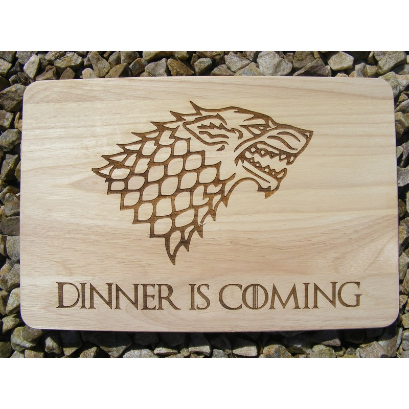 Game of Thrones Gift Idea Chopping Board, Bamboo Wood, Sea