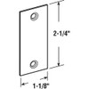 Prime-Line U 9497 Steel Door Edge Hole Filler Plate, 1-1/8