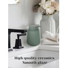 INGOFIN Ceramic Lotion Dispenser - 12oz Refillable Hand Soap Dispenser