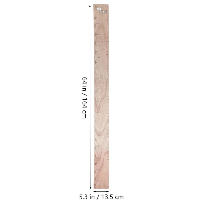 Ling-Luo 1 Set Height Ruler Wooden Ruler,Height Chart, Wooden Growth